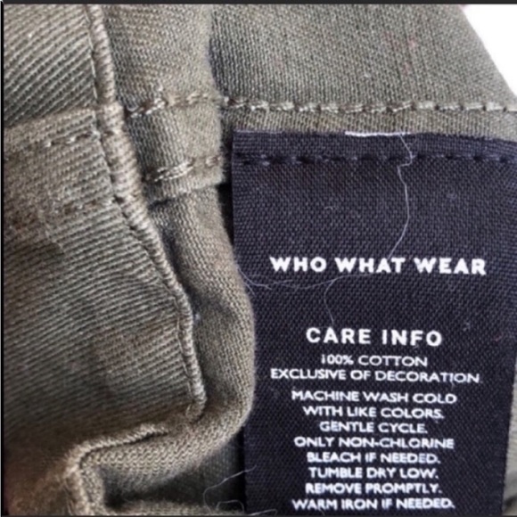 Who what wear Green Denim jacket embroidered floral bird Oversized Small - Picture 6 of 9